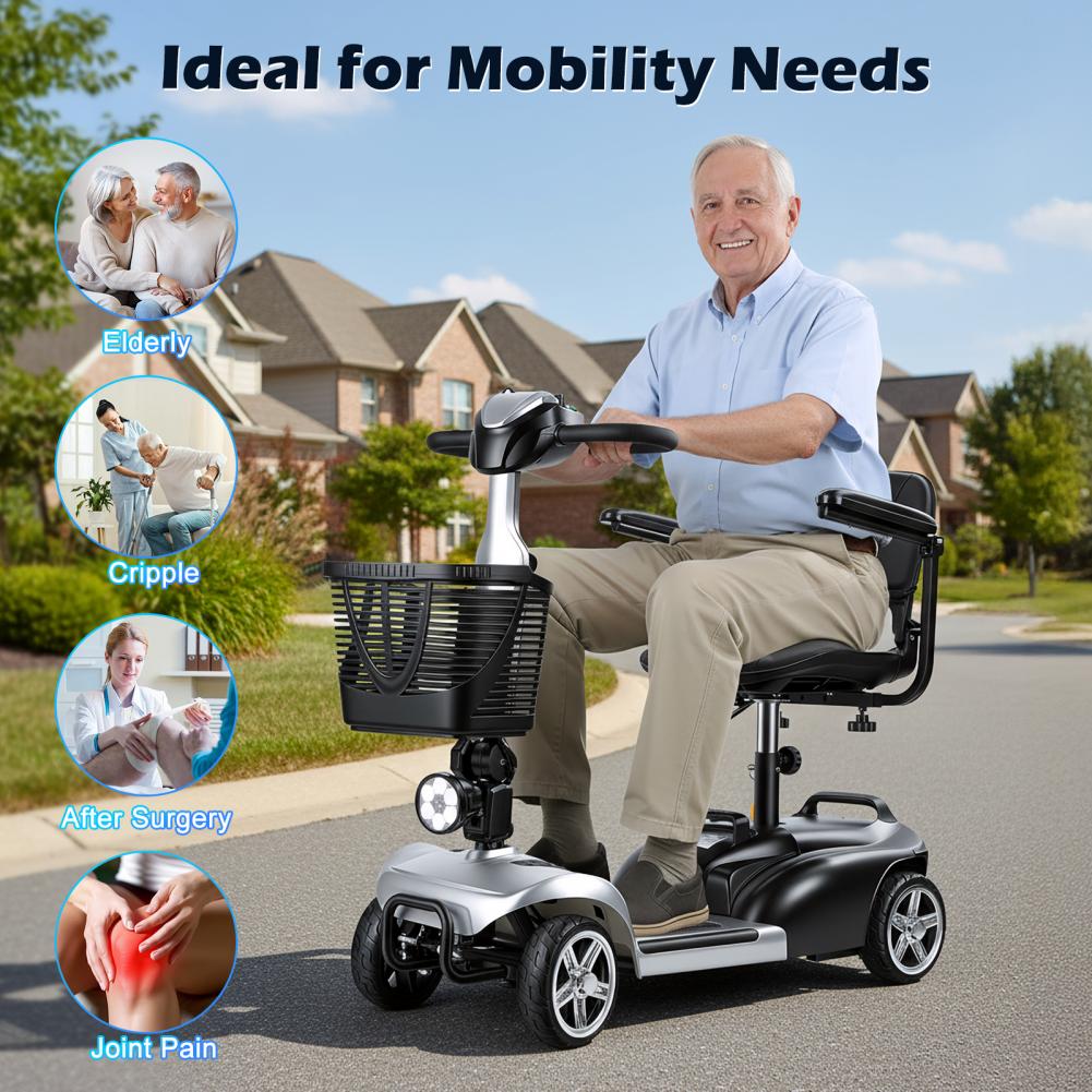 Mobility Scooter with LED Ligh - Electric Scooter Adults 评论和价格