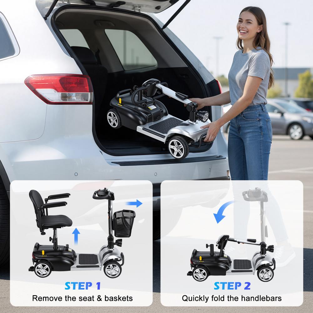 Mobility Scooter with LED Ligh - Electric Scooter Adults 评论和价格