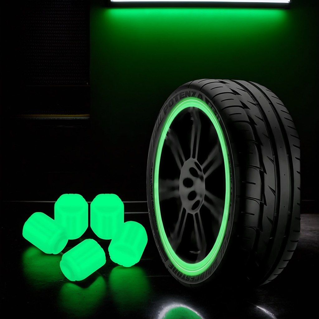 Luminous Tire Valve Caps: Deco - Scooter Tire 评论和价格