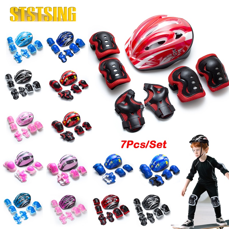 Kids Adjustable Helmet Protect - Scooter Helmet Set 评论和价格
