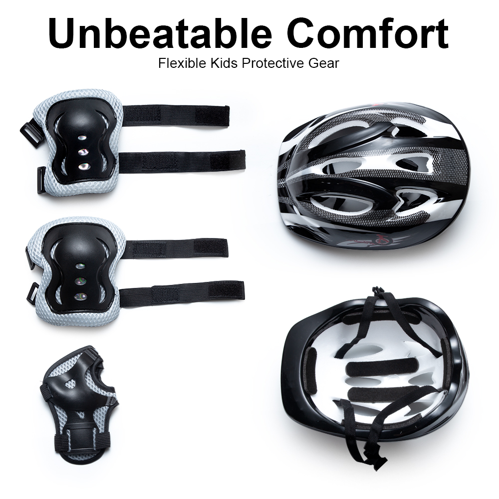 Kids Adjustable Helmet Protect - Scooter Helmet Set 评论和价格