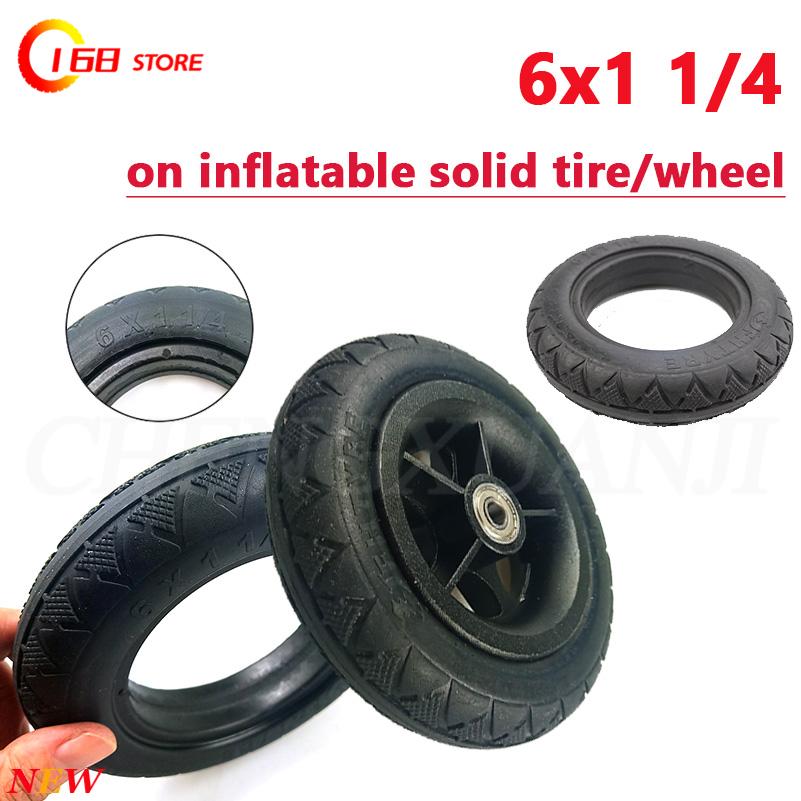 Hot selling 6X1 1/4 solid tire - Folding Electric Scooter 评论和价格