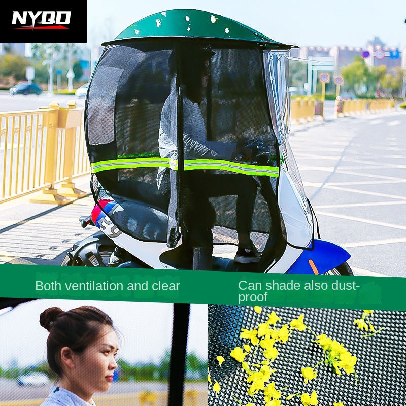 Motorcycle canopy foldable ful - Electric Scooter Rain Cover 评论和价格