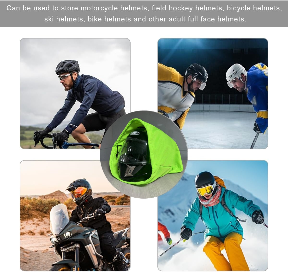 Motorcycle Helmet Storage Bag  - Scooter Helmet Set 评论和价格